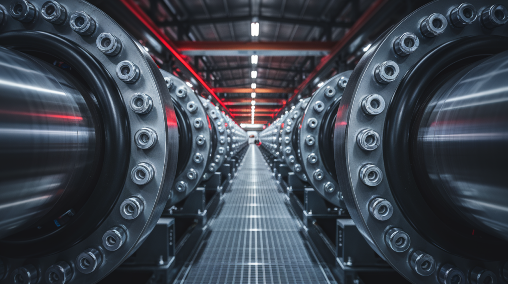 rubber gaskets being used manufactured from various shore a hardness rubber grades from Delta Rubber