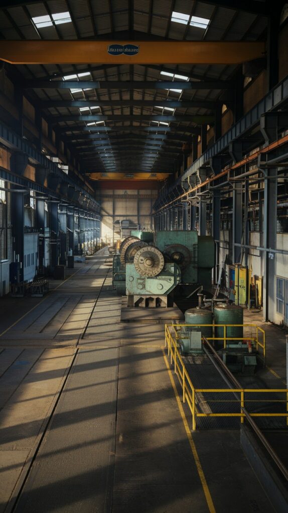 A manufacturing plant that uses Nitrile rubber for hydraulic applications